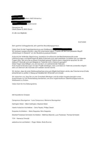 Stellungnahme WB 230710