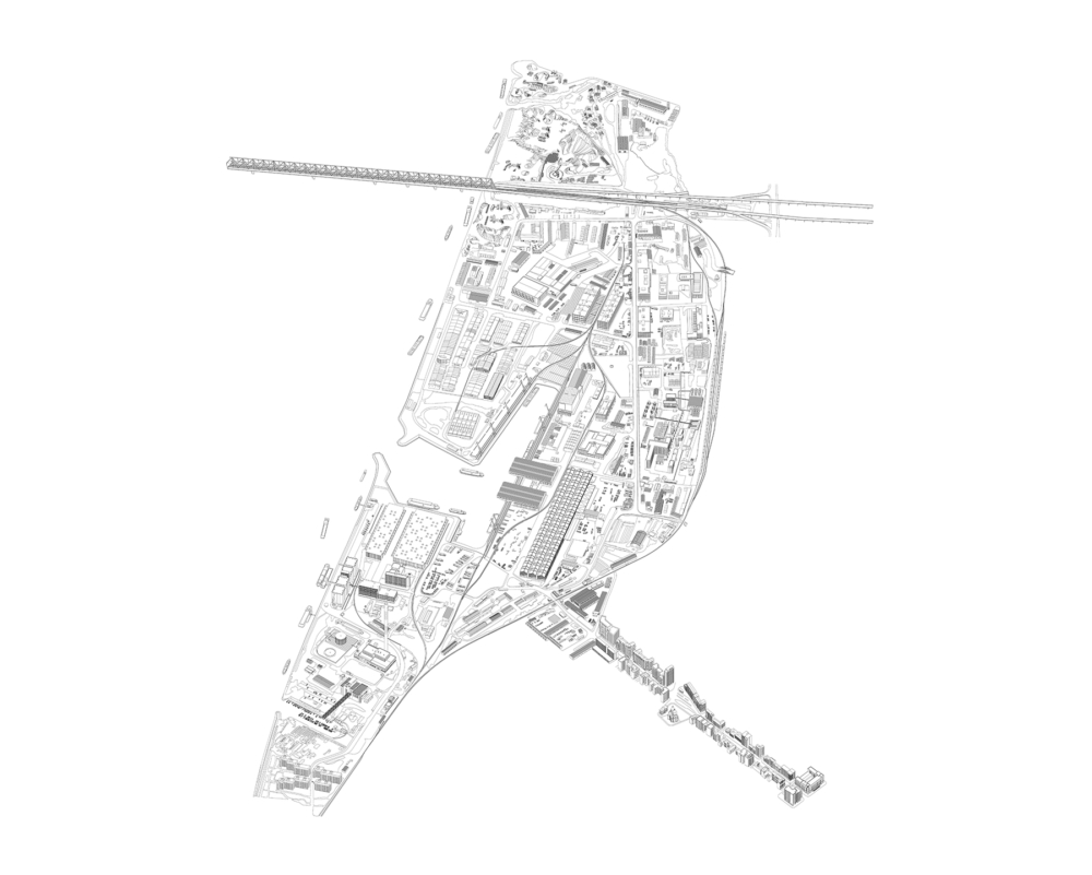 Ten Lager Eugster Belgrade Harbour Site Drawing For Le Salon